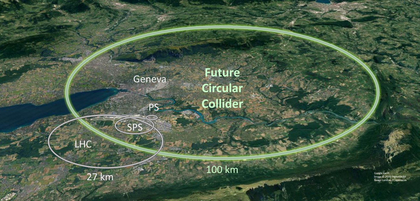 Future Circular Collider Proposed Location