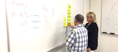 Teachers @ UCRiverside center build histogram